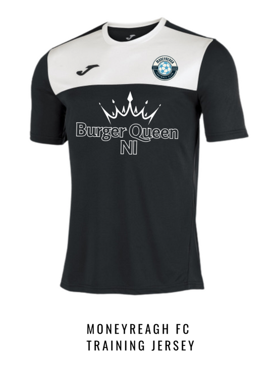 Moneyreagh Fc sponsored training top